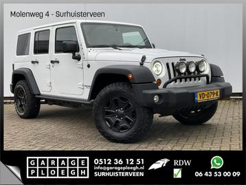 Jeep Wrangler 2.8 CRD Sport Grijs-Kenteken Leer Navi Stoelve beschikbaar voor biedingen