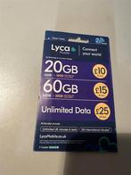 Lyca Mobile PAYG Simkaart - 4G / 5G Netwerk [EE UK], Nieuw &, Telecommunicatie, Prepaidkaarten en Simkaarten, Ophalen of Verzenden