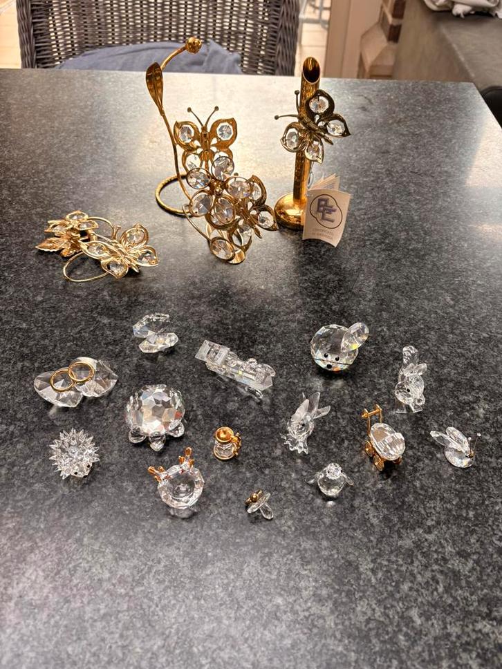 Collectie Swarovski kristalbeeldjes + certificaat, Verzamelen, Swarovski, Gebruikt, Ophalen
