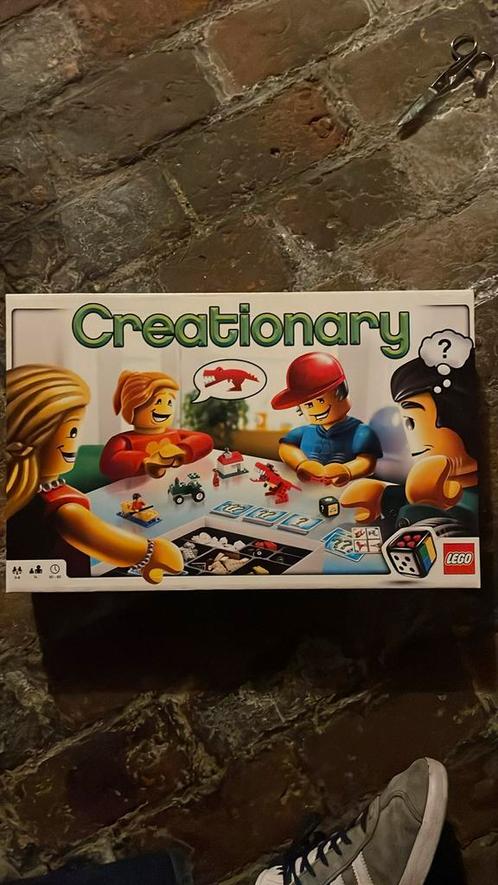 LEGO 3844 – Creationary (compleet, met doos & handleiding), Hobby en Vrije tijd, Gezelschapsspellen | Bordspellen, Zo goed als nieuw
