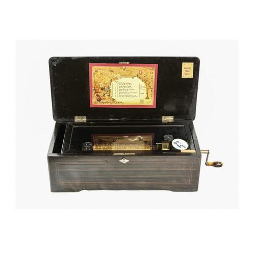 Mermod Freres 10 Tune Coin-Op. Cylinder Music Box, Verzamelen, Overige Verzamelen, Gebruikt, Ophalen of Verzenden