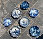 Delfts blauw wandborden Boch, Antiek en Kunst, Ophalen of Verzenden