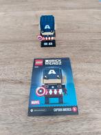 Lego Brick Headz 41589 : Captain America, Kinderen en Baby's, Speelgoed | Duplo en Lego, Ophalen of Verzenden, Zo goed als nieuw
