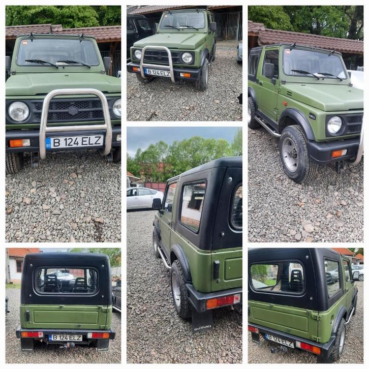 SUZUKI SAMURAI, Auto's, Suzuki, Particulier, Samurai, 4x4, Benzine, Cabriolet, 2 deurs, Handgeschakeld, Groen, Vierwielaandrijving