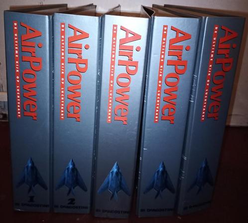 Airpower Fascicules Aviation 5 Volumes Neerlandais, Collections, Aviation, Comme neuf, Livre ou Revue, Enlèvement ou Envoi