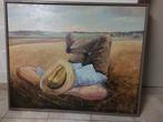 Schilderij  in olieverf op doek geschilderd in prima staat, Antiek en Kunst, Kunst | Schilderijen | Klassiek, Ophalen