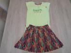 Rokje + T-shirt 4 Funky Flavours 122/128, Kinderen en Baby's, Meisje, Ophalen of Verzenden, Zo goed als nieuw, Setje