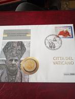 2 Euromunt Vaticaan 2013 op brief, Ophalen of Verzenden, Vaticaanstad, 2 euro