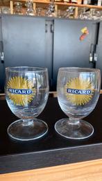 Verres Ricard. 2 pièces pour 8 €, Comme neuf, Enlèvement ou Envoi