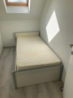 Eenpersoonsbed, Huis en Inrichting, 90 cm, Gebruikt, Eenpersoons, Wit