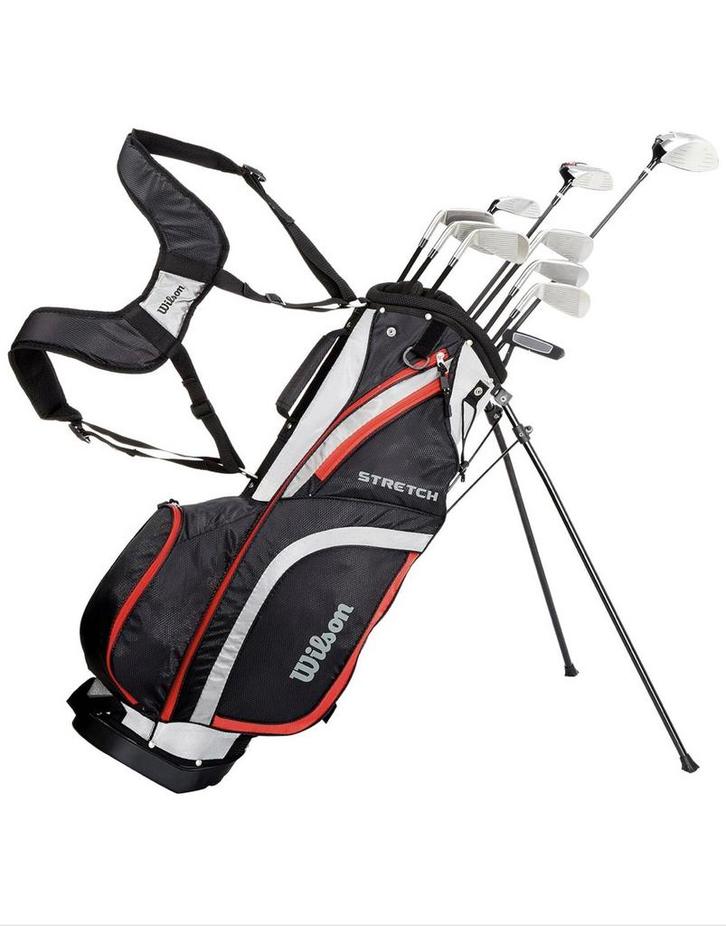 Golfset Heren, Beginner, Linkshandig, inclusief tas, Wilson, Sport en Fitness, Golf, Nieuw, Set, Ophalen
