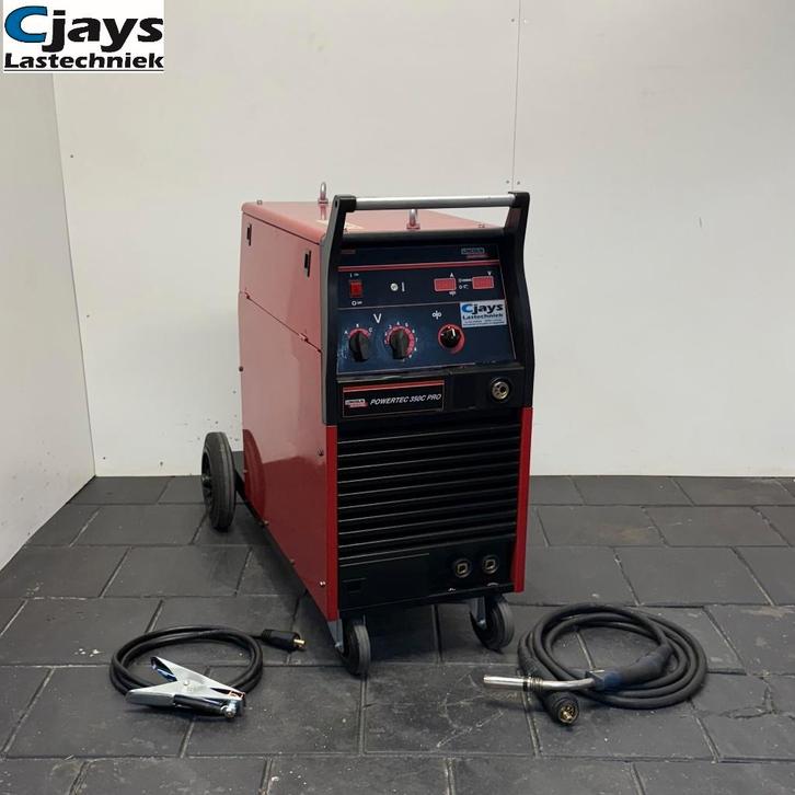 Lincoln Powertec 350C PRO Mig Mag Laspost Synerg + Garantie, Doe-het-zelf en Bouw, Gereedschap | Lasapparaten, Gebruikt, CO2, 250 ampère