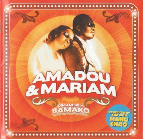 Amadou & Mariam – Dimanche À Bamako (cd) with Manu Chao, CD & DVD, CD | Pop, Enlèvement ou Envoi