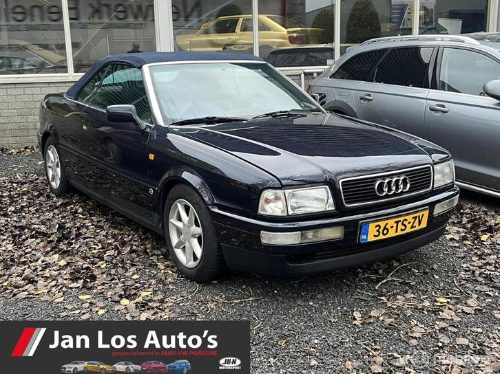 Audi Cabriolet 2.0 met airco , lees tekst, Auto's, Oldtimers, Te koop, ABS, Airconditioning, Alarm, Centrale vergrendeling, Elektrische buitenspiegels