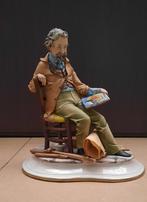 beeld schilder porselein Italiaans - Capodimonte, Verzamelen, Ophalen, Zo goed als nieuw, Mens