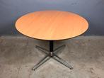 Ronde tafel chroom stijl Eames Hansen, Huis en Inrichting, Ophalen, Gebruikt, Rond, Vier personen