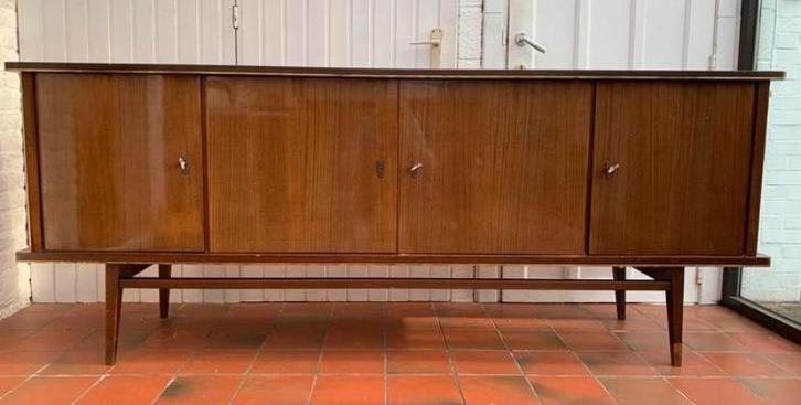 Vintage dressoir/dressoir in Scandinavische stijl, Huis en Inrichting, Kasten | Dressoirs, Gebruikt, Ophalen