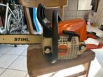 Stihl kettingzaag, Ophalen, Gebruikt