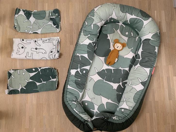 Babynest Done by Deer + tetradoeken, Kinderen en Baby's, Babywiegjes en Ledikanten, Gebruikt, Overige typen, Ophalen