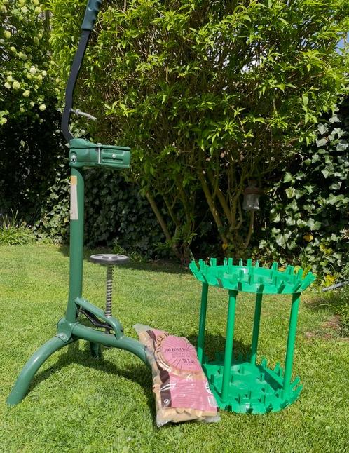 Kurkapparaat (zelf bottelen) & droogrek voor 80 flessen, Hobby en Vrije tijd, Overige Hobby en Vrije tijd, Zo goed als nieuw, Ophalen