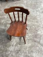 Massieve houten stoelen – vintage/retro – stevige kwaliteit, Ophalen, Gebruikt, Meubilair