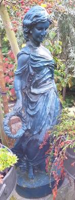 tuinbeeld in gietijzer, Enlèvement, Utilisé, Métal, Homme