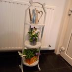 Petite étagère en bois peint, repliable, Enlèvement, Utilisé