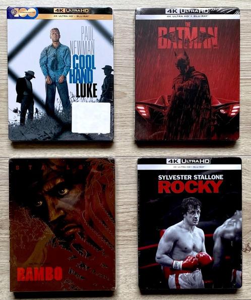 STEELBOOK - 4KUHD /// 25,00€ Pièce /// NEUFS / Sous CELLO, CD & DVD, Blu-ray, Neuf, dans son emballage, Autres genres, Coffret
