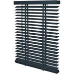 Jaloezie 50mm - Donkergrijs hout 90x175, Enlèvement ou Envoi, Neuf