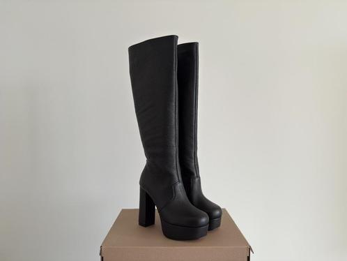 L37 Behind Closed Doors Leren Platform Laarzen, Kleding | Dames, Schoenen, Nieuw, Hoge laarzen, Zwart, Ophalen of Verzenden
