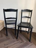 Opgeknapte café stoelen, Ophalen, Gebruikt, Zwart, Vijf, Zes of meer stoelen