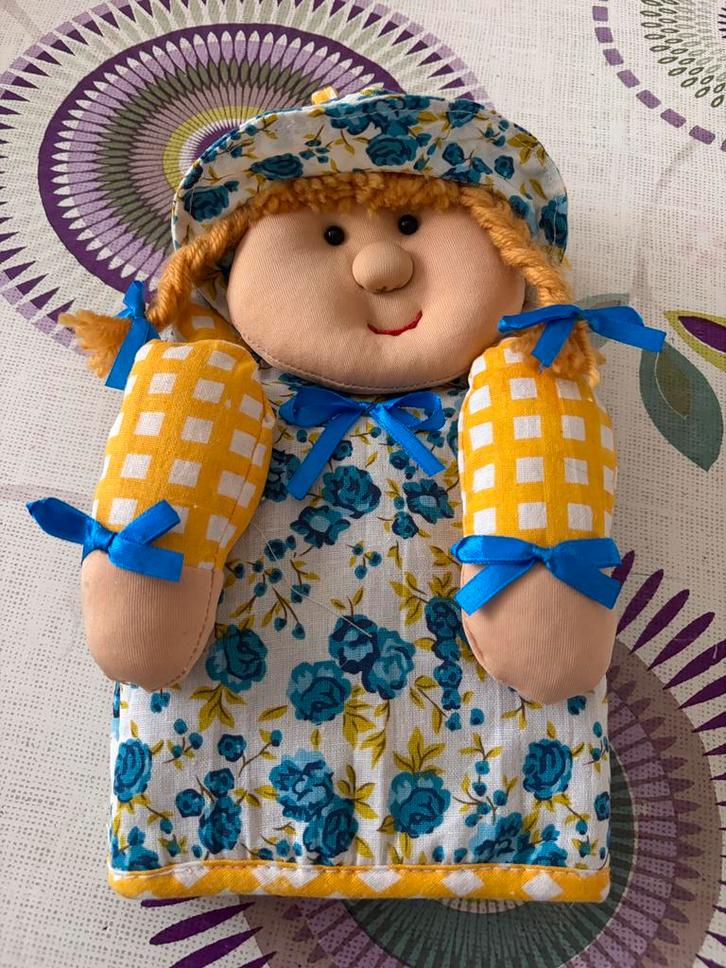 manique décorative façon marionnette, Maison & Meubles, Cuisine | Linge de cuisine, Comme neuf, Enlèvement ou Envoi