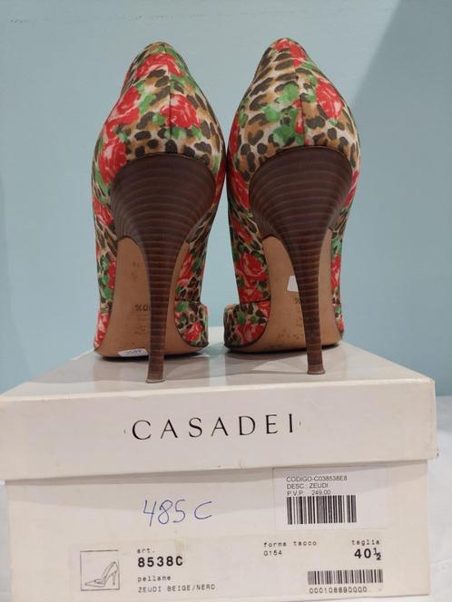 485C* Casadei - sexy kleurrijke pumps (40,5), Kleding | Dames, Schoenen, Gedragen, Pumps, Overige kleuren, Verzenden