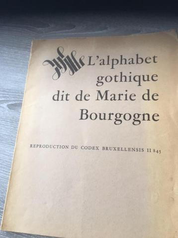 L'Alphabet gothique dit de Marie de Bourgogne, Enlèvement ou Envoi