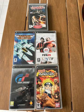 PSP Games (zie omschrijving) beschikbaar voor biedingen