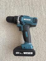 WESCO 18V draadloze boormachine, Doe-het-zelf en Bouw, Ophalen, Zo goed als nieuw, Minder dan 400 watt, Boormachine