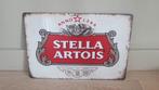 STELLA ARTOIS logo metalen vintage look wandplaat 20x30cm, Ophalen of Verzenden, Nieuw, Reclamebord, Plaat of Schild, Stella Artois