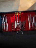 Prachtige bestekkoffer Gottinghen 18/10 or 24 karaat goud, Ophalen, Goud