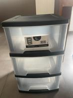 Kastje plastiek met 3 schuiven, Huis en Inrichting, Kasten | Ladekasten, Ophalen, Zo goed als nieuw