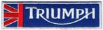 Triumph stoffen opstrijk patch embleem #3, Motoren, Verzenden, Nieuw