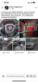 Fiat doblo maxi 1600jtd 2020, Auto's, Doblo, 4 cilinders, 1600 cc, Te koop