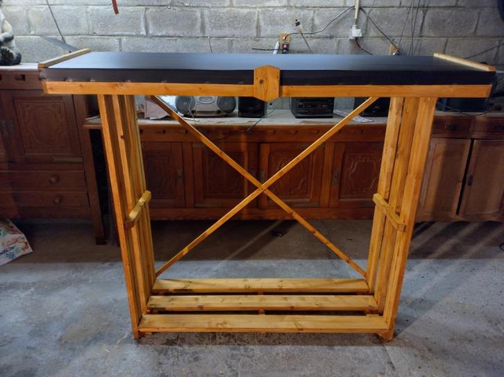 Houtstapel kast, Tuin en Terras, Brandhout, Blokken, Overige houtsoorten, Minder dan 3 m³, Ophalen