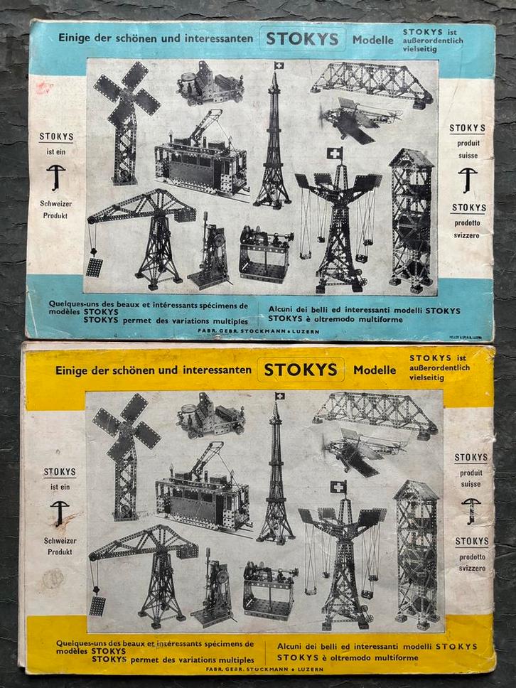 Kit de construction suisse Stokys 2 & 3 Meccano, Collections, Jouets, Utilisé, Enlèvement