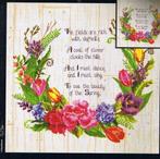 Borduurpakket Spring Sentiments van Janlynn, Hobby & Loisirs créatifs, Broderie & Machines à broder, Envoi, Neuf, Set à broder