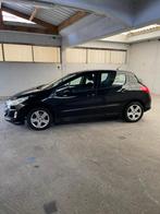 Peugeot 308 benzine 2013, Auto's, Zwart, Zwart, Leder, Bedrijf