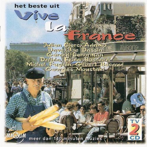 2-CD-BOX- Vive La France- Het best uit...., CD & DVD, CD | Pop, Enlèvement ou Envoi