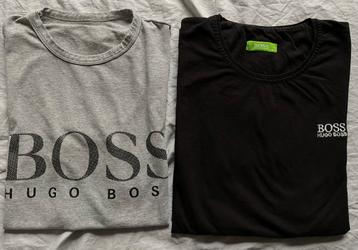 Hugo Boss, lichtgrijze  of zwarte tshirt maat S beschikbaar voor biedingen
