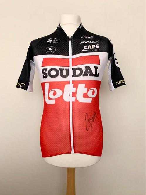 Lotto Soudal 2020 Jersey worn by Frederik Frison Giro Vuelta, Sports & Fitness, Cyclisme, Utilisé, Vêtements