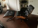 Fauteuil vintage Eames et pose pieds, Antiek en Kunst, Ophalen