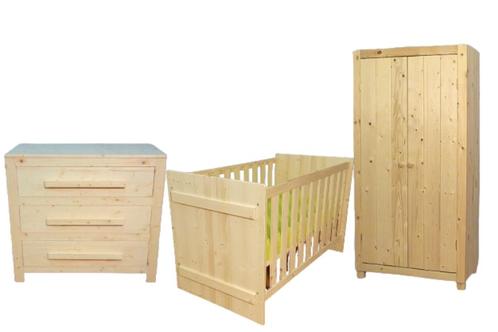 massief houten BABYKAMER Ameland-4 zelf naar wens te kleuren, Enfants & Bébés, Chambre d'enfant | Chambres d'enfant complètes